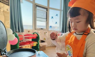 新乡市延津县：奶香松饼DIY，烘焙童趣好时光 - 图画吧TUHUABA