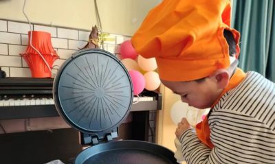 新乡市延津县：奶香松饼DIY，烘焙童趣好时光 - 图画吧TUHUABA