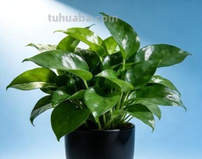 一盆绿萝，半日时光，把日子擦得亮晶晶 - 图画吧TUHUABA