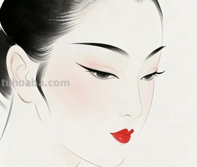 水墨丹青 简约人物 - 图画吧TUHUABA