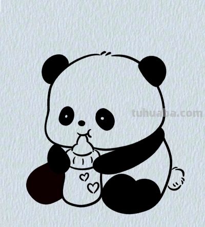 简笔画每日更新之小熊猫 - 图画吧TUHUABA