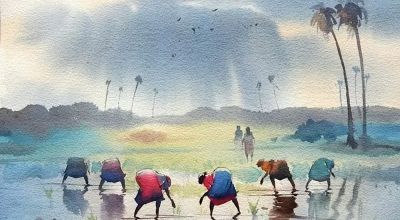 这么透明清新的水彩画，好久没见过了 - 图画吧TUHUABA