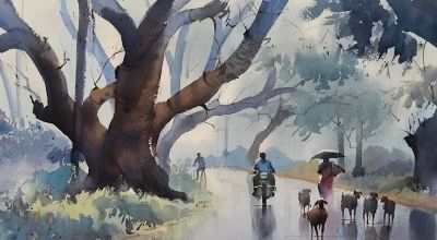 这么透明清新的水彩画，好久没见过了 - 图画吧TUHUABA