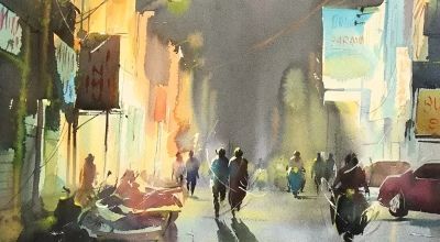 这么透明清新的水彩画，好久没见过了 - 图画吧TUHUABA