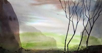 这么透明清新的水彩画，好久没见过了 - 图画吧TUHUABA