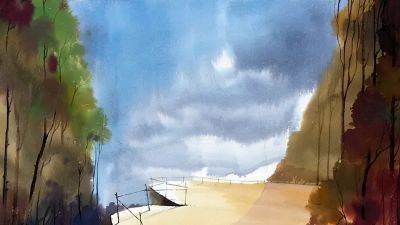 这么透明清新的水彩画，好久没见过了 - 图画吧TUHUABA