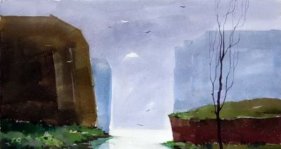 这么透明清新的水彩画，好久没见过了 - 图画吧TUHUABA