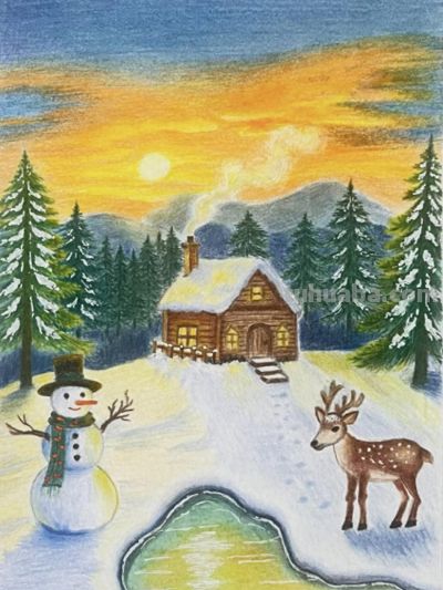 彩铅风景图 - 今日头条