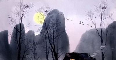 一组美丽的乡村水彩 - 今日头条