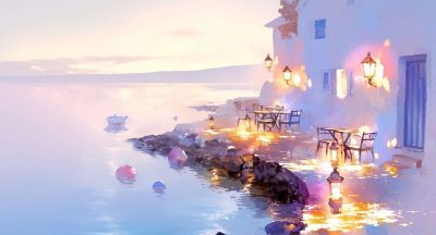 水彩风｜景色壁纸分享 - 图画吧TUHUABA