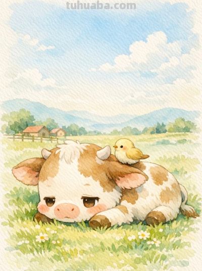 乡野悠居小兽忙 水彩淡染岁月长丨mocai小动物绘画分享 - 图画吧TUHUABA