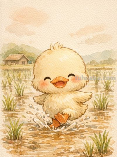 乡野悠居小兽忙 水彩淡染岁月长丨mocai小动物绘画分享 - 图画吧TUHUABA