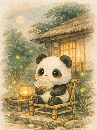 乡野悠居小兽忙 水彩淡染岁月长丨mocai小动物绘画分享 - 图画吧TUHUABA