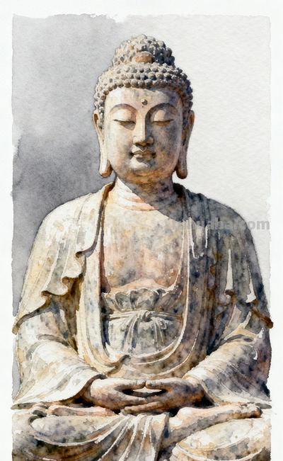 腊月初一的佛光水彩 - 今日头条