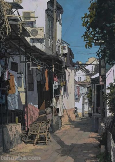 宋延龙油画作品欣赏 - 图画吧TUHUABA