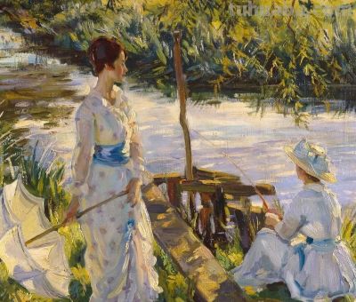 14位欧美画家的15幅女性作品 - 图画吧TUHUABA