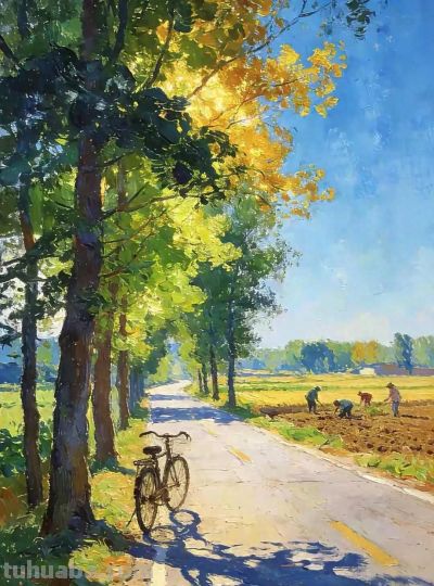 直接被这组乡村油画戳中了心底的柔软！ - 今日头条