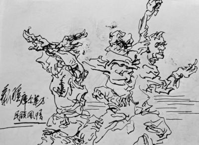 李鸿春 ||《生活场景动态速写》（31）作品欣赏 - 图画吧TUHUABA