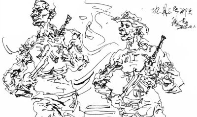 李鸿春 ||《生活场景动态速写》（31）作品欣赏 - 图画吧TUHUABA