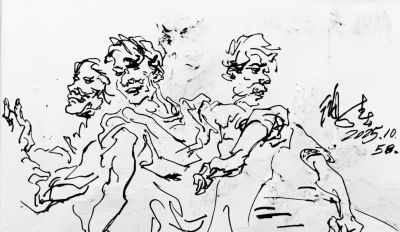 李鸿春 ||《生活场景动态速写》（31）作品欣赏 - 图画吧TUHUABA