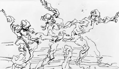 李鸿春 ||《生活场景动态速写》（31）作品欣赏 - 图画吧TUHUABA