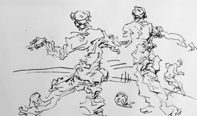 李鸿春 ||《生活场景动态速写》（31）作品欣赏 - 图画吧TUHUABA