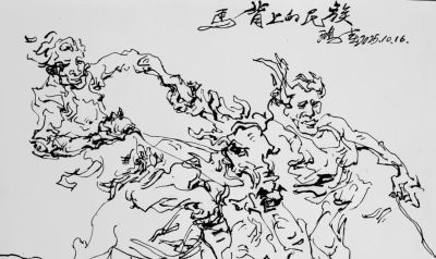 李鸿春 ||《生活场景动态速写》（31）作品欣赏 - 图画吧TUHUABA