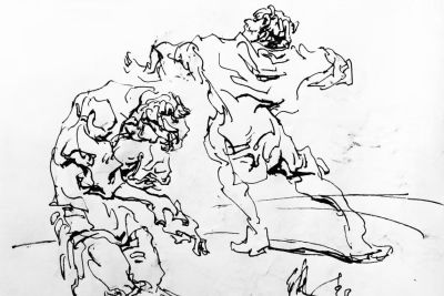 李鸿春 ||《生活场景动态速写》（31）作品欣赏 - 图画吧TUHUABA