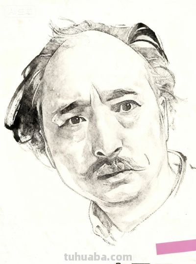 中国水墨画人物形象创作素材，速写题材： - 图画吧TUHUABA