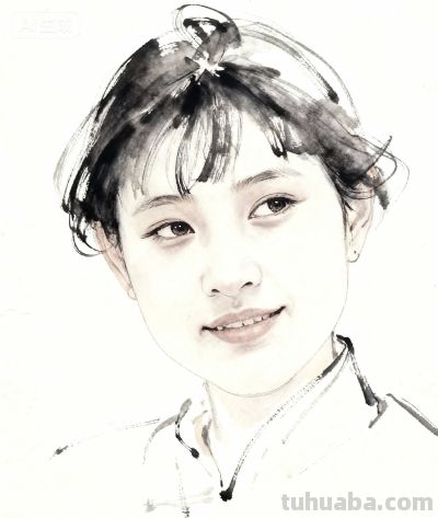 中国水墨画人物形象创作素材，速写题材： - 图画吧TUHUABA