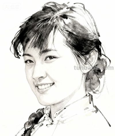 中国水墨画人物形象创作素材，速写题材： - 图画吧TUHUABA