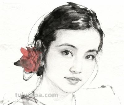 中国水墨画人物形象创作素材，速写题材： - 图画吧TUHUABA