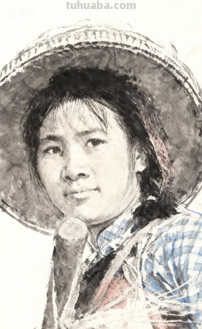 中国水墨画人物形象创作素材，速写题材： - 图画吧TUHUABA