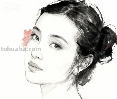 中国水墨画人物形象创作素材，速写题材： - 图画吧TUHUABA