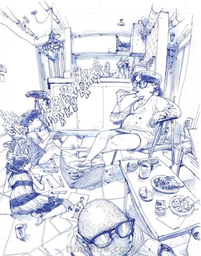 跟着金政基大师学怎么提高速写的完成度,让场景生活化起来 - 今日头条 跟着金政基大师学怎么提高速写的完成度,让场景生活化起来 - 图画吧TUHUABA