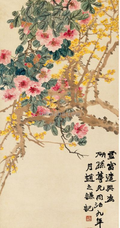 赵之谦的《花卉册》用笔画出花的灵魂，带你走进中国画的花海世界 - 图画吧TUHUABA