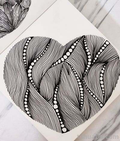 禅绕画85——画画本就是用来放松的，请允许出错 - 今日头条