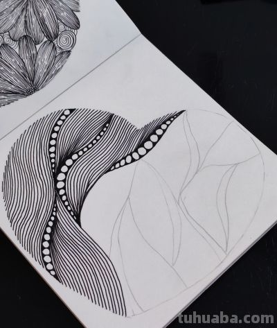 禅绕画85——画画本就是用来放松的，请允许出错 - 图画吧TUHUABA