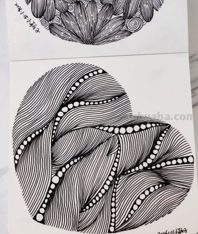 禅绕画85——画画本就是用来放松的，请允许出错 - 图画吧TUHUABA