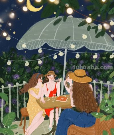 治愈插画：生活是自己的，去做喜欢的事情吧！一切缓慢且美好 - 图画吧TUHUABA