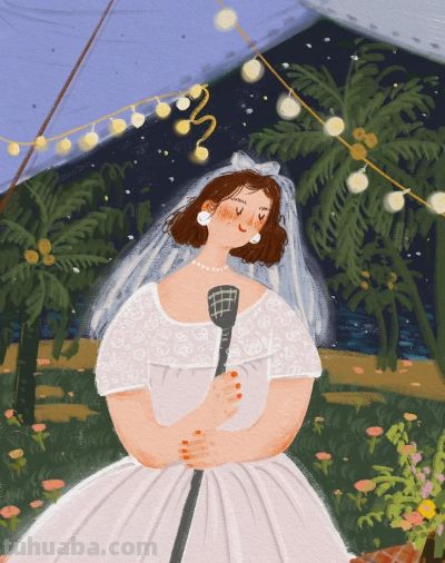 治愈插画：生活是自己的，去做喜欢的事情吧！一切缓慢且美好 - 图画吧TUHUABA