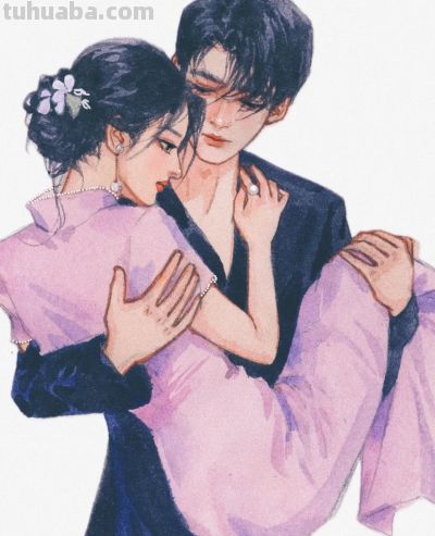 水彩与古风的神仙碰撞！细腻绘出的美人，像浸在旧时光里的绸缎 - 图画吧TUHUABA