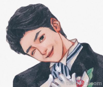 水彩与古风的神仙碰撞！细腻绘出的美人，像浸在旧时光里的绸缎 - 图画吧TUHUABA