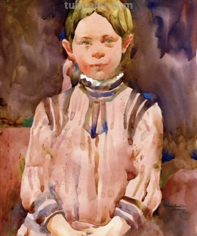 伊娃·卢德维雅科，捕捉人体的动态，让水彩的流动表现肌肤质感 - 图画吧TUHUABA