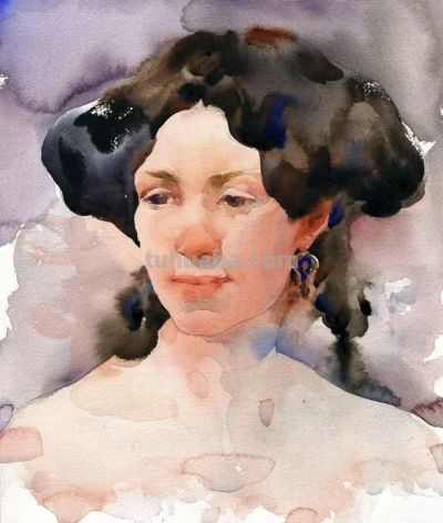 伊娃·卢德维雅科，捕捉人体的动态，让水彩的流动表现肌肤质感 - 图画吧TUHUABA