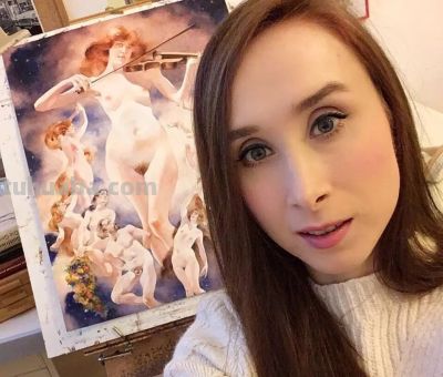 伊娃·卢德维雅科，捕捉人体的动态，让水彩的流动表现肌肤质感 - 图画吧TUHUABA