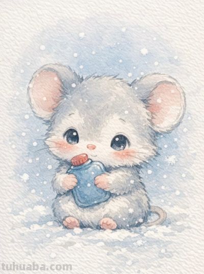 mocai水彩插画头像分享丨可爱的小动物 - 图画吧TUHUABA