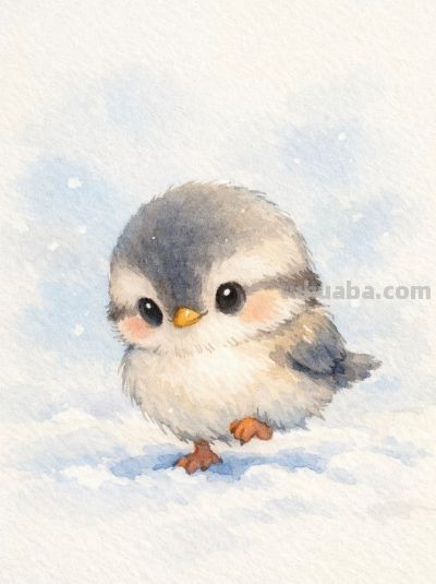 mocai水彩插画头像分享丨可爱的小动物 - 图画吧TUHUABA