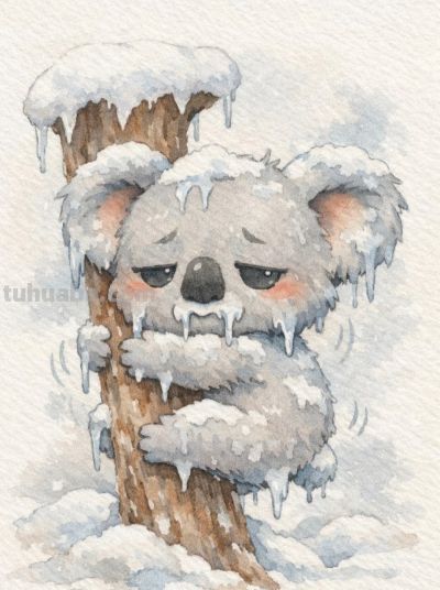 mocai水彩插画头像分享丨可爱的小动物 - 图画吧TUHUABA