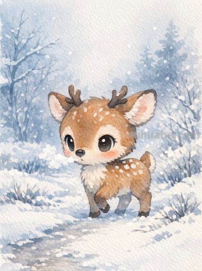 mocai水彩插画头像分享丨可爱的小动物 - 图画吧TUHUABA